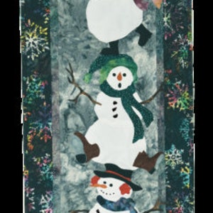 Making Spirits Bright Wall Hanging Kit by McKenna Ryan with Hoffman Batik Fabrics.  Size 16" X 40"