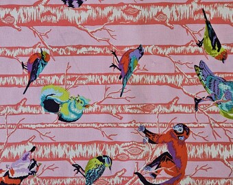 Tula Pink Full Moon Forest II Family Tree PWTP245 Honey Half Yard Cut 100% Cotton 44" Wide