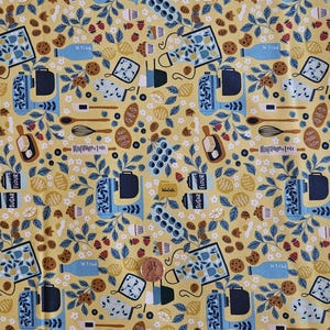 Sunday Afternoon Baking Frenzy YX104-LD3 Half Yard Cut 100% Cotton 44" Wide Great for Aprons