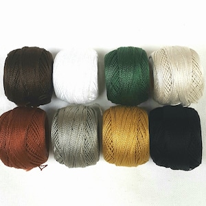 DMC Pearl Cotton Size 8 Nature Walk Embroidery Thread Kit Eight Colors