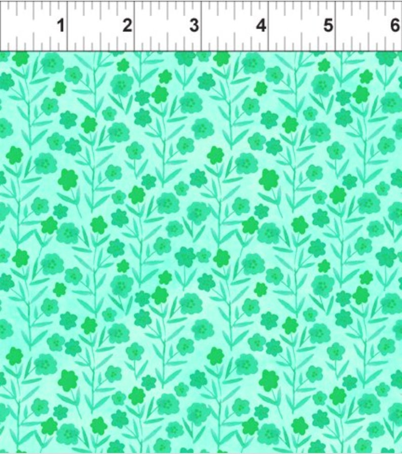 Floral Menagerie Fabrics From In the Beginning Fabrics TB ...