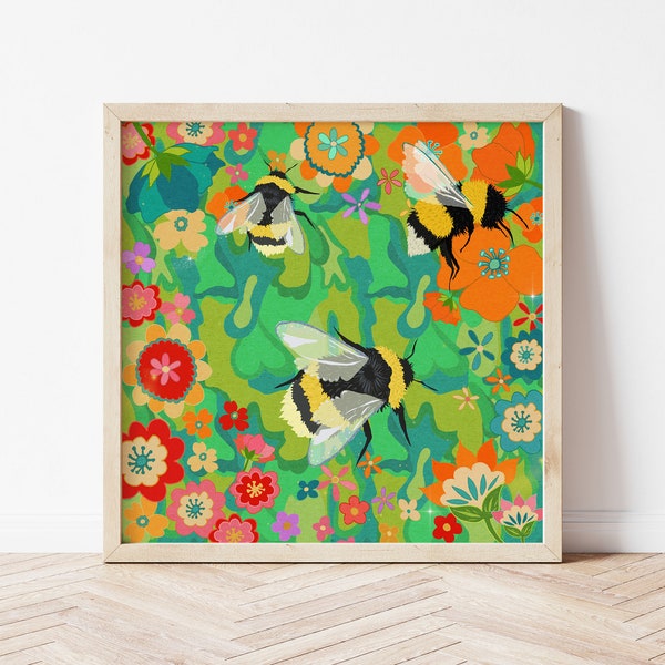 FLORA AND FAUNA | Square Giclée Print | various sizes available