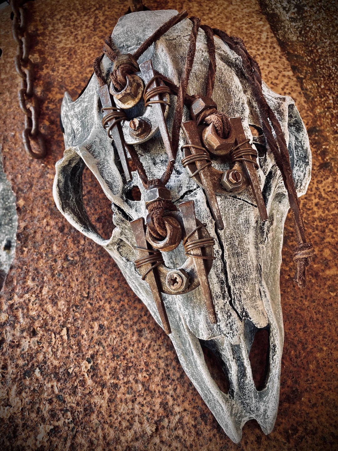 Picture of Iron Rituals - Scavenged Industrial Steel Hardware Pendant Necklaces ...