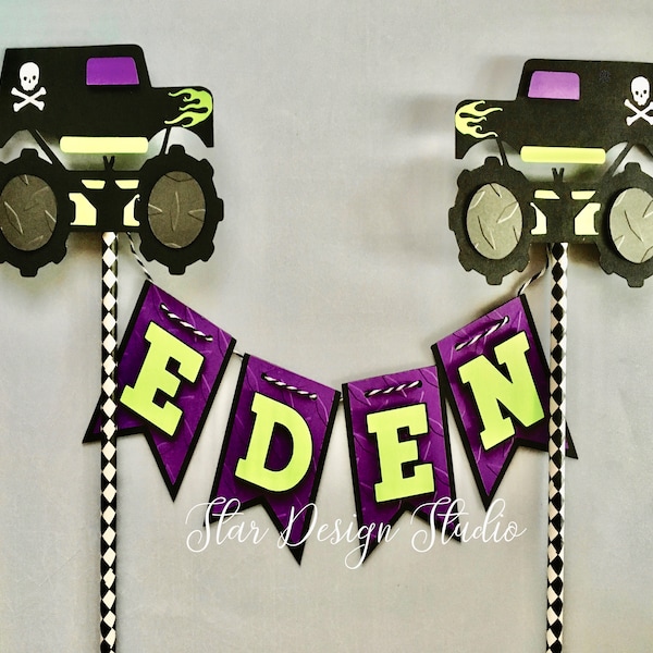 Monster Truck Cake Topper - Etsy