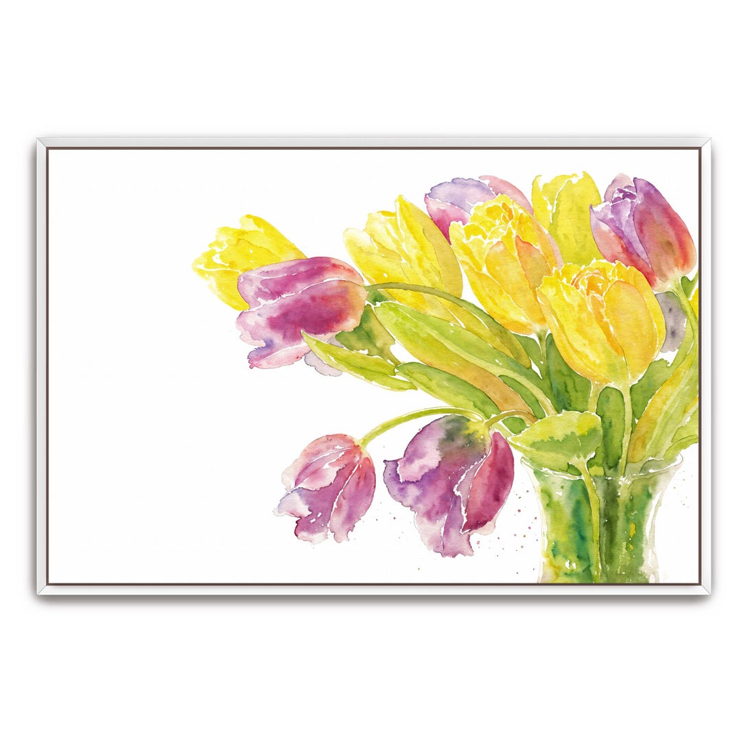 Tulip Wall Art Printable Digital Download, Spring Flowers Print ...