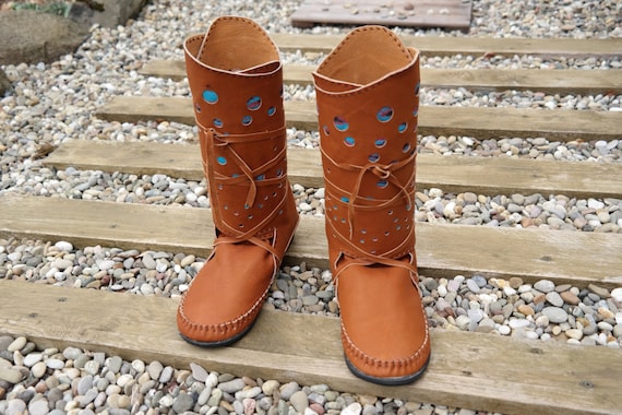leather moccasins for sale