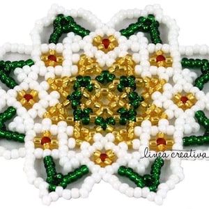 PDF pattern for beaded star 7,5 cm LC 8/2014