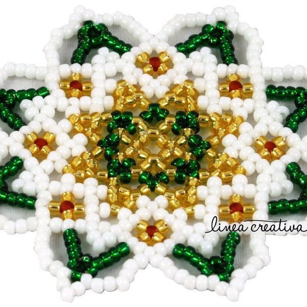 PDF pattern for beaded star 7,5 cm LC 8/2014