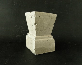 Concrete Bookend Trapezoid No color  Sold as a single