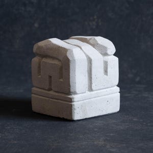 Concrete Bookend Amphisbaena Sold as a single