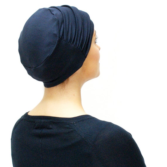 HEADWEAR FOR HAIR LOSS QUICK /& EASY PULL-ON BEANIE IN COTTON-VISCOSE JERSEY