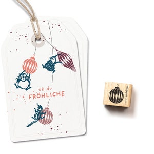Ministempel Weihnachtskugel 8