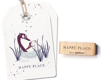 Happy Place stamp