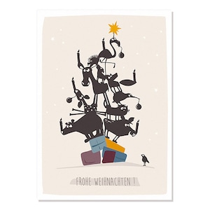 Cartolina di Natale (albero impilabile)