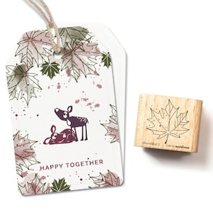 Stempel Ahornblatt 2 Outline