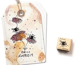 Mini Stamp Woolly Hoverfly Rodehild