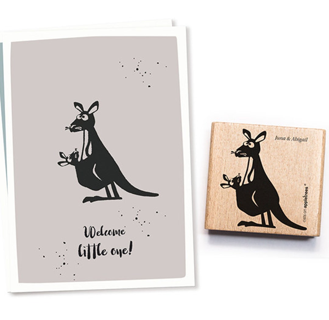 Stamp Kangaroos Juna & Abigail - Etsy