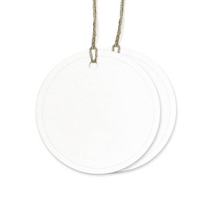 Blanco cadeaulabels - ongeveer 10 stuks