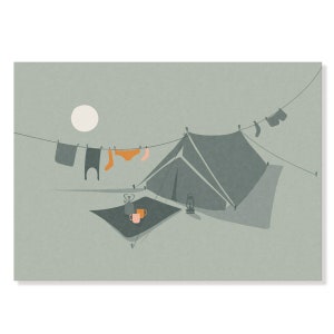 Cartolina Camping Dreams - campeggio