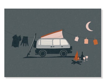 Cartolina Van Life - Camper