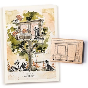 Stamp House 16 Capanna di legno Casa sull'albero Casa sulla spiaggia