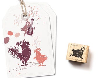 Stamp: Running Chicken Cosima
