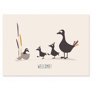 Carte postale Bienvenue