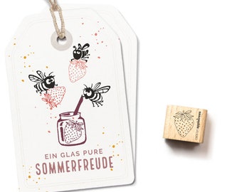 Ministempel Erdbeere 2 – Kontur