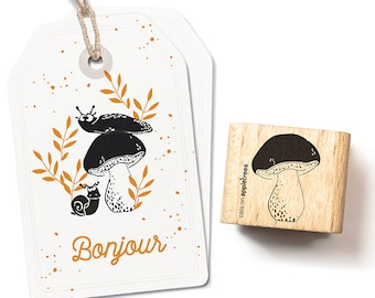 Sello de hongo 5 - hongo porcini grande