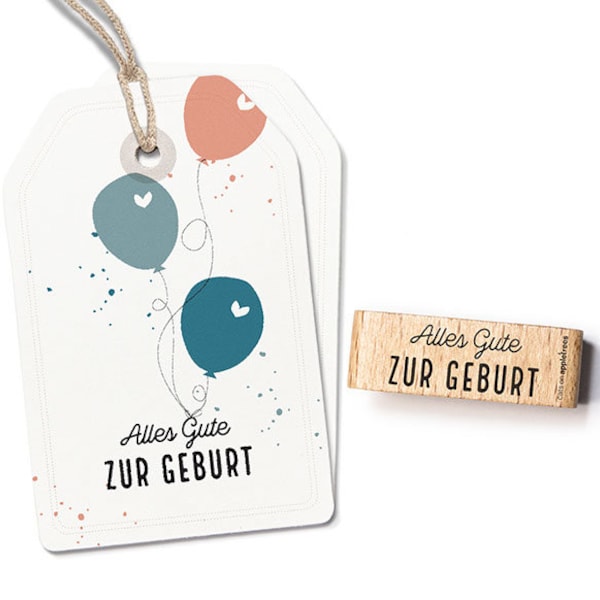 Stamp Alles Gute zur Geburt