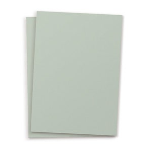 Set of Plain Postcards UNI - pale green