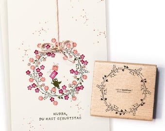 Stamp Flower wreath 10