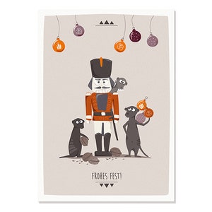 Postal Boas Festas - Quebra-Nozes