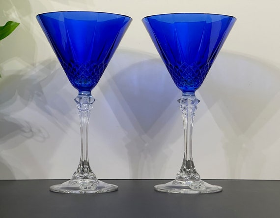 新品❣️美しい青CRYSTAL DARQUES DAUPHIN  Cristal d'Arques Dolphin Clear Lead Crystal Figurine Blue