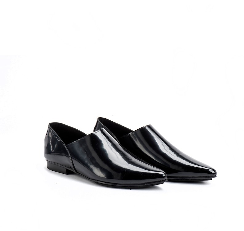 vegan leather loafers