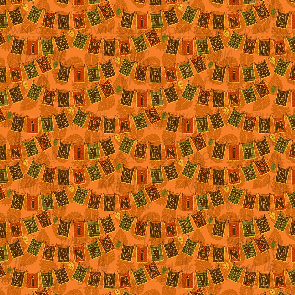 Thanksgiving Paper Pack Fall Paper Pack Autumn Paper Pack - Etsy