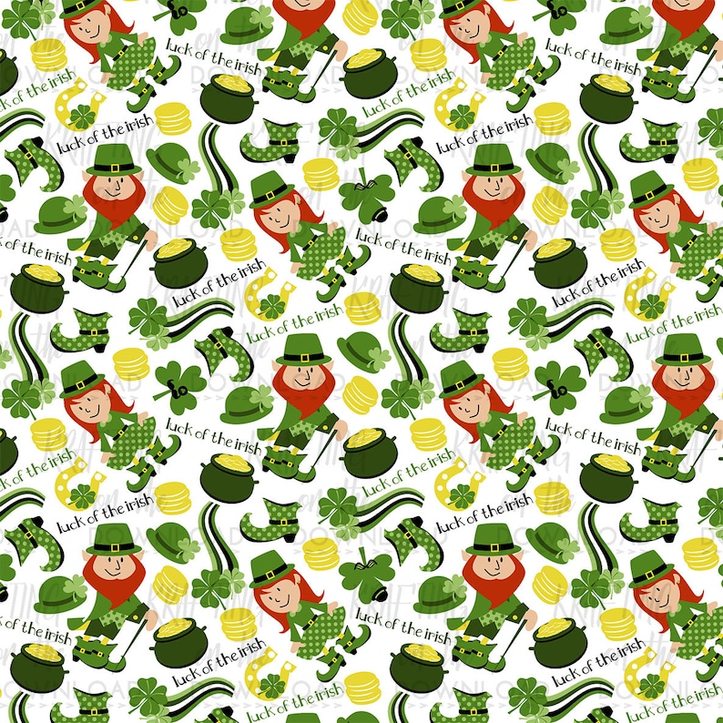 St patricks day papier numérique st patrick scrapbooking - Etsy France