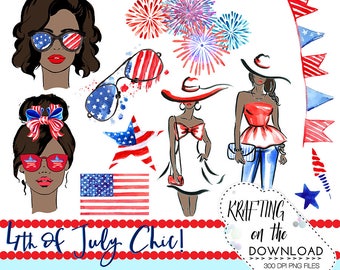 du 4 juillet clipart png fichier quatrième de juillet clip art de l’Aquarelle Aquarelle set aquarelle été mode png moyen ton de peau