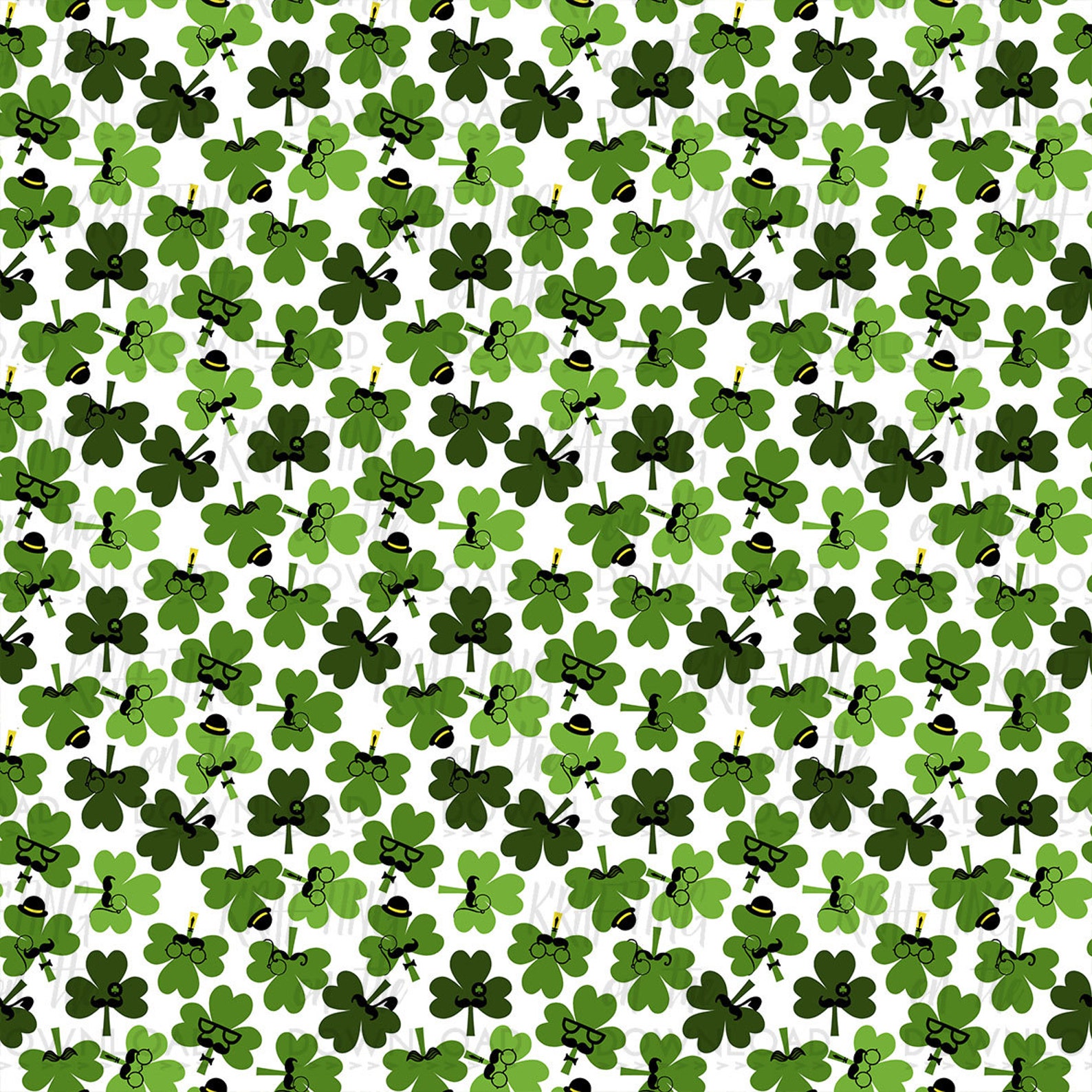 free st patricks day digital paper