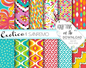 pucci print tropical summer summer paper pack summer floral digital paper packs tropical papers summer paper pack tropical summer