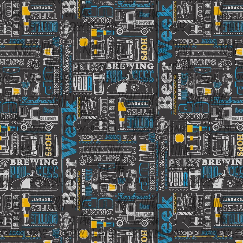 Beer Digital Paper Home Brew Beer Paper Pack BEER Pattern Beer Etsy