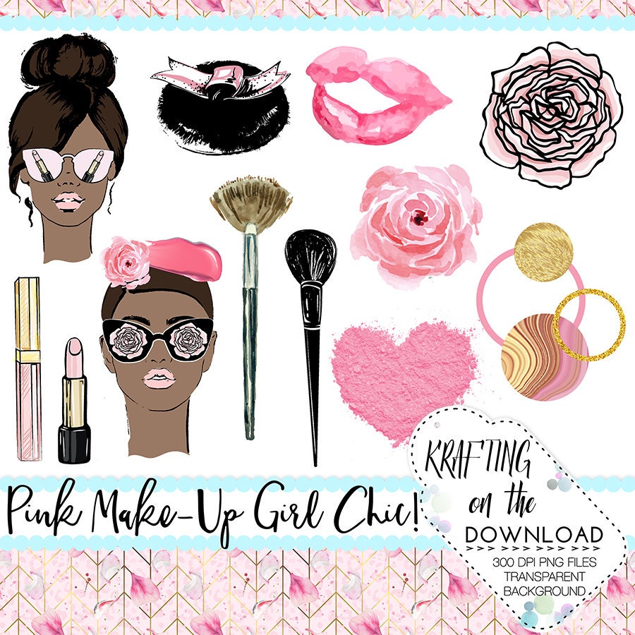 Girly Stuff Clipart Vector Pack, Girly Things, Girly Clipart, Makeup  Clipart, Pretty Things, Planner Girl, Girly Sticker, SVG, PNG file