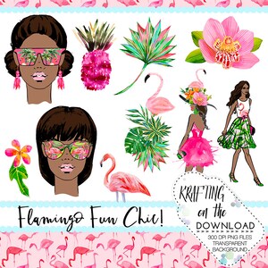 flamingo clipart set watercolor flamingo clip art png file watercolor medium skin tone planner girl clipart watercolor summer clip art