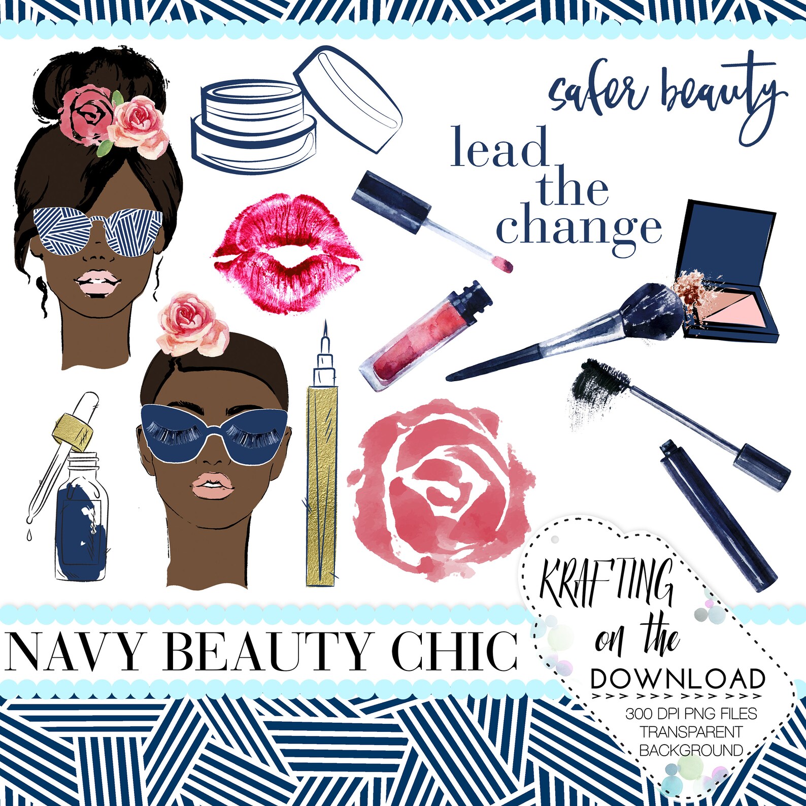 Beautycounter Printable Beauty Clipart Beauty Counter Clip Art | Etsy