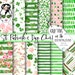 watercolor st patricks day digital paper watercolor st patrick's day paper pack watercolor shamrock papers watercolor clovers paper pack 