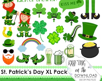St patricks dag clipart png bestand st Patricks dag illustraties instellen shamrock png bestand kabouter Ierse clipart instellen st pats png illustratiebestanden