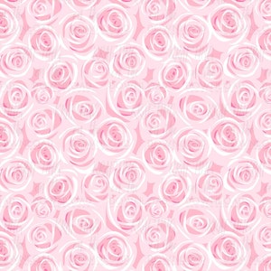 Valentine Paper Pack With Pink Rose Digital Paper Hearts Paper Pack ...