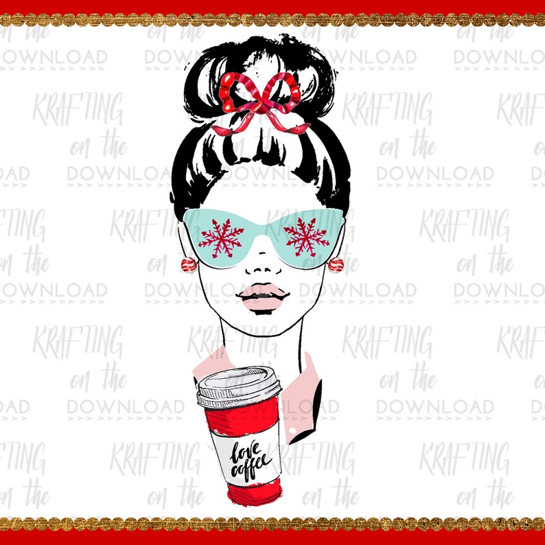 Peppermint Mocha Watercolor Coffee Clipart Set Christmas Etsy Canada