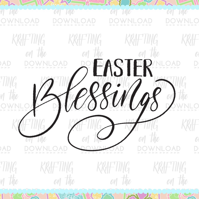 Puede incluir: Texto de caligraf&iacute;a en blanco y negro que dice "Easter Blessings".