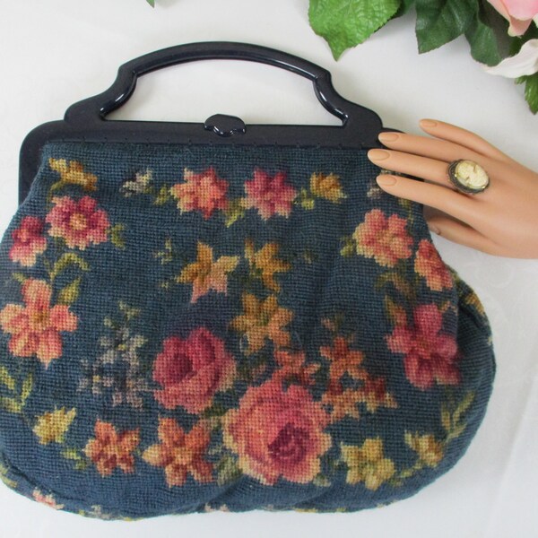 Needlepoint Handbag Etsy